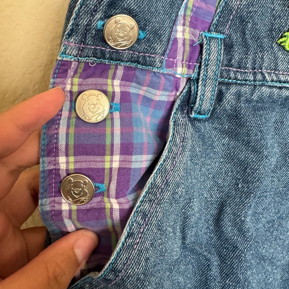Winnie the Pooh VTG Girls 7-8 yr old overalls - Picture 6 of 11